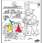 Disegni da colorare Natale - Babbo Natale 6