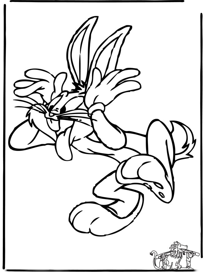 gangster bugs bunny coloring pages - photo #45
