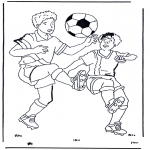 Disegni da colorare Vari temi - Calcio
