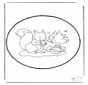Disegno da bucherellare ' Natale 14