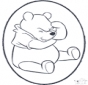 Disegno da bucherellare ' Winnie the Pooh 1