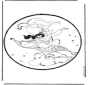 Disegno da bucherellare - Aladdin 3