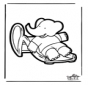 Disegno da bucherellare Babar 3