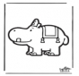 Disegno da bucherellare - Bumba 3