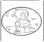 Disegno da bucherellare - Cenerentola 2