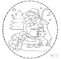 Disegno da bucherellare - Mangiatoia