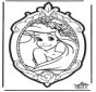 Disegno da bucherellare Principessa Disney 1
