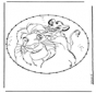 Disegno da ricamare ' Il re leone