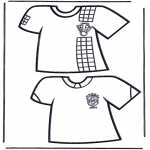 Disegni da colorare Vari temi - Magliette calcio