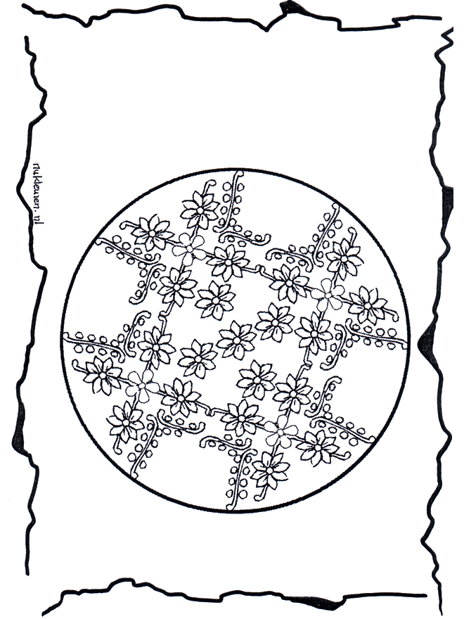 Mandala fiori