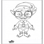 Disegni da colorare Natale - Natale fata