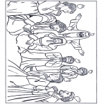 Disegni biblici da colorare - Pentecoste