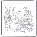 Disegni da colorare Vari temi - Peter Rabbit