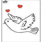 Disegni da colorare  Animali - Piccione