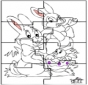 Puzzle della lepre di Pasqua 2