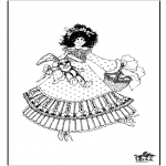 Disegni per i piccini - Ragazza