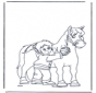 Spazzola il cavallo