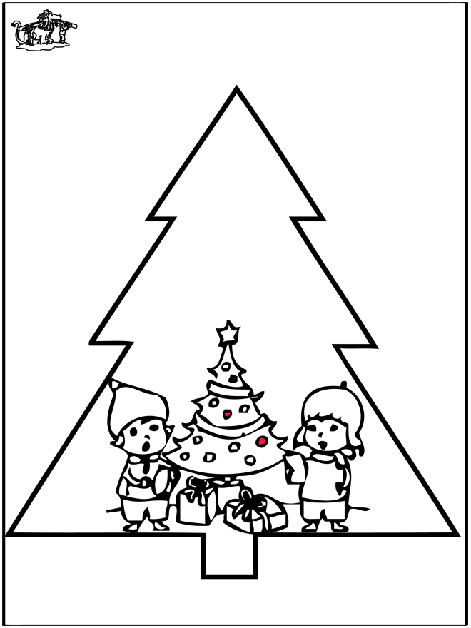 Addobbi per l'albero di Natale - Disegni da colorare Natale