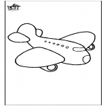 Disegni da colorare Vari temi - Aereo 4