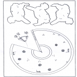 Disegni da colorare Vari temi - Agnello - primaverile