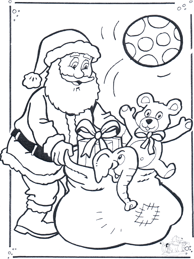 babbo natale - Disegni da colorare Natale