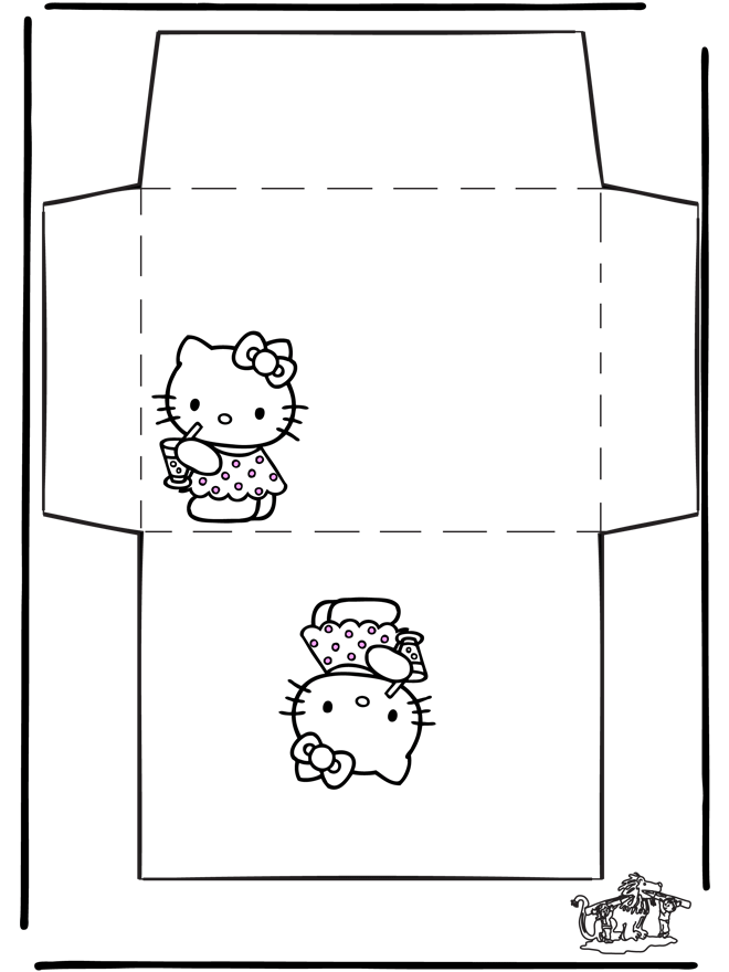 Busta - Hello Kitty - Carta da lettere