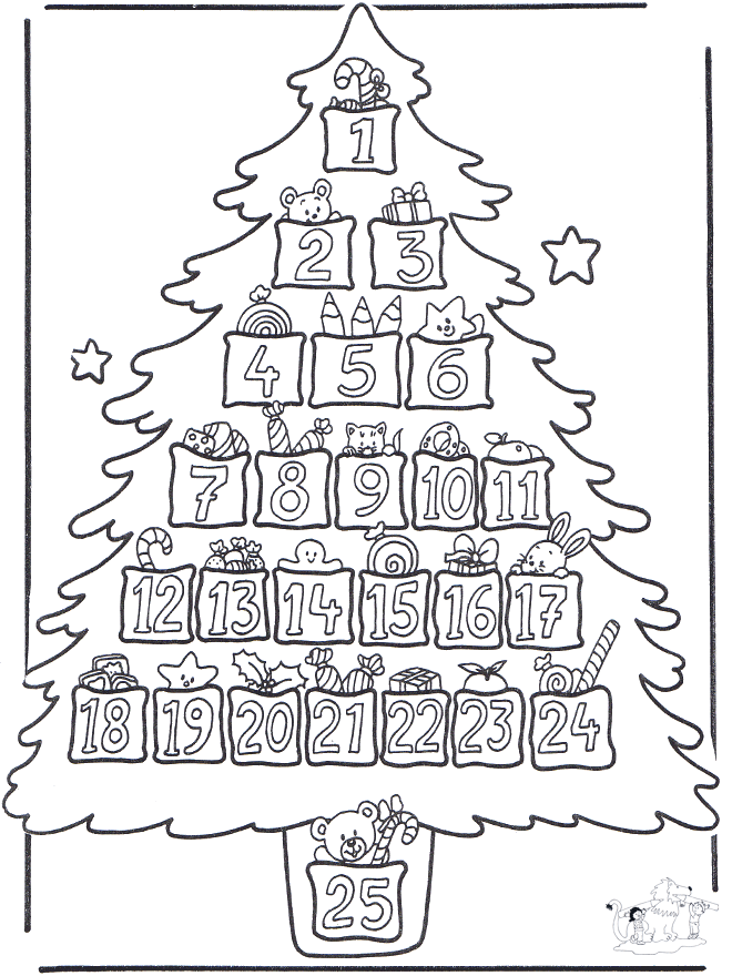 Calendario dellAvvento - Lavori manuali Natale