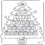 Disegni da colorare Natale - Calendario dellAvvento