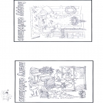 Disegni da colorare Natale - Cartolina - Buon Natale 1