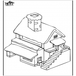 Disegni da colorare Vari temi - Casa 4