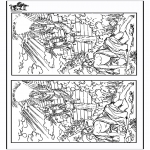 Disegni biblici da colorare - Cerca le 10 differenze - Giacobbe