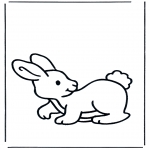 Disegni da colorare Animali - Coniglio 2