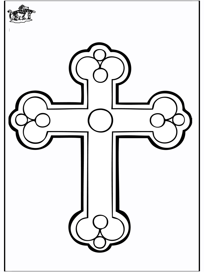 Croce - Altri disegni da colorare