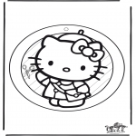 Lavori manuali - Decorazione finestra Hello Kitty