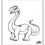 Disegni da colorare Animali - Dinosauro 10