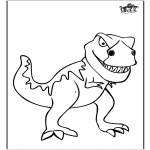 Disegni da colorare Animali - Dinosauro 11