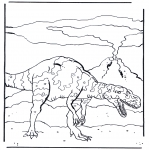 Disegni da colorare Animali - Dinosauro 4