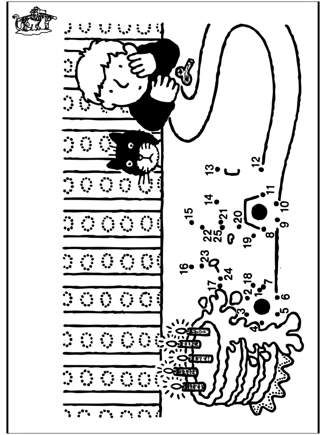 Disegna seguendo i numeri - Compleanno - Disegna seguendo i numeri