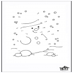 Disegni da colorare Inverno - Disegna seguendo i numeri - inverno 2