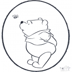 Disegni da bucherellare - Disegno da bucherellare ' Pooh 3