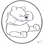 Disegni da bucherellare - Disegno da bucherellare ' Winnie the Pooh 1