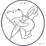 Disegni da bucherellare - Disegno da bucherellare ' Winnie the Pooh 2