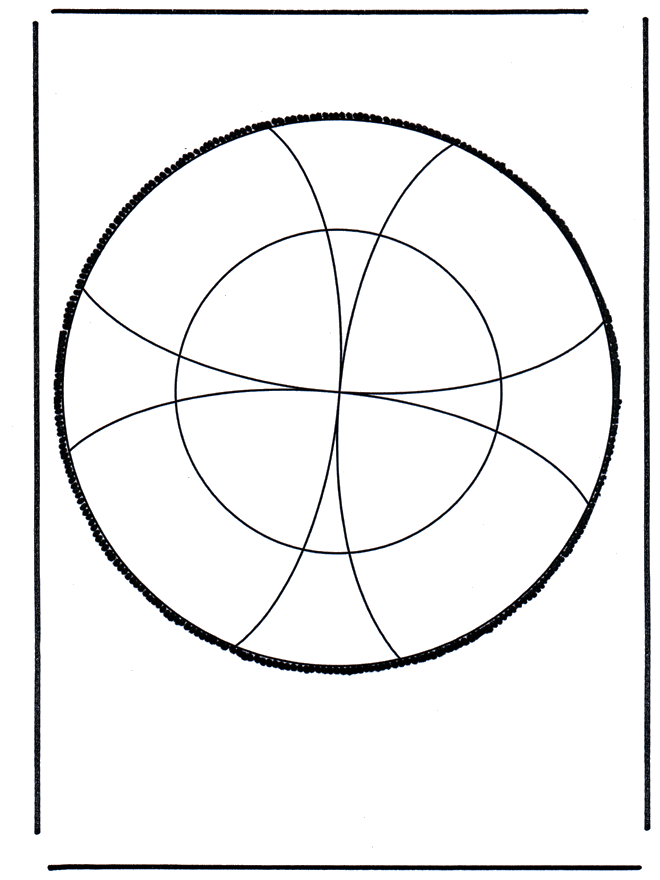 Disegno da bucherellare 16 - Mandala