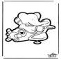 Disegno da bucherellare Babar 2