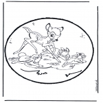 Disegni da bucherellare - Disegno da bucherellare - Bambi 1