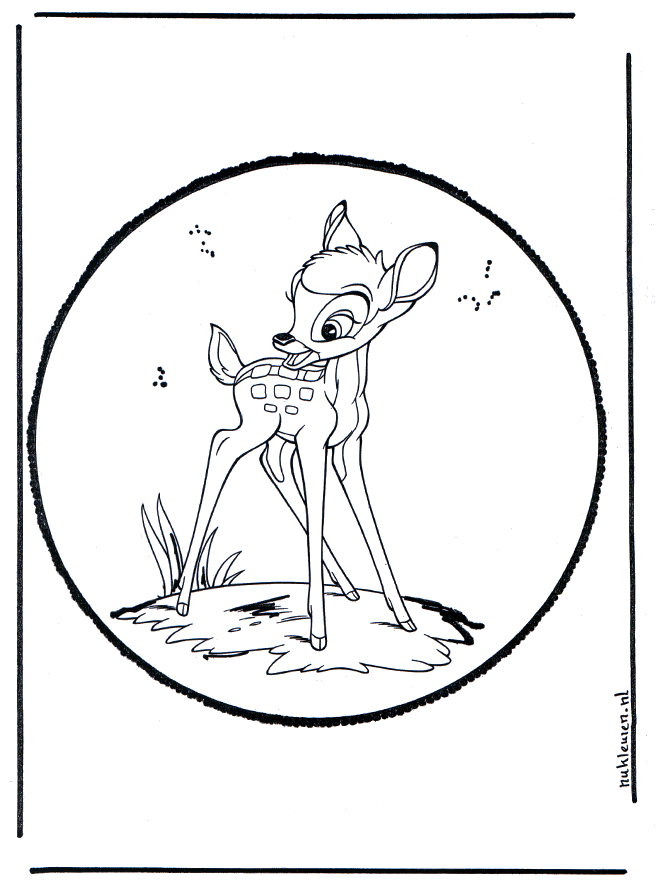 Disegno da bucherellare - Bambi 2 - Personaggi di fumetto