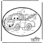 Disegno da bucherellare Cars