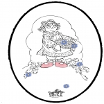Disegni da colorare Temi - Disegno da bucherellare festa della mamma 3