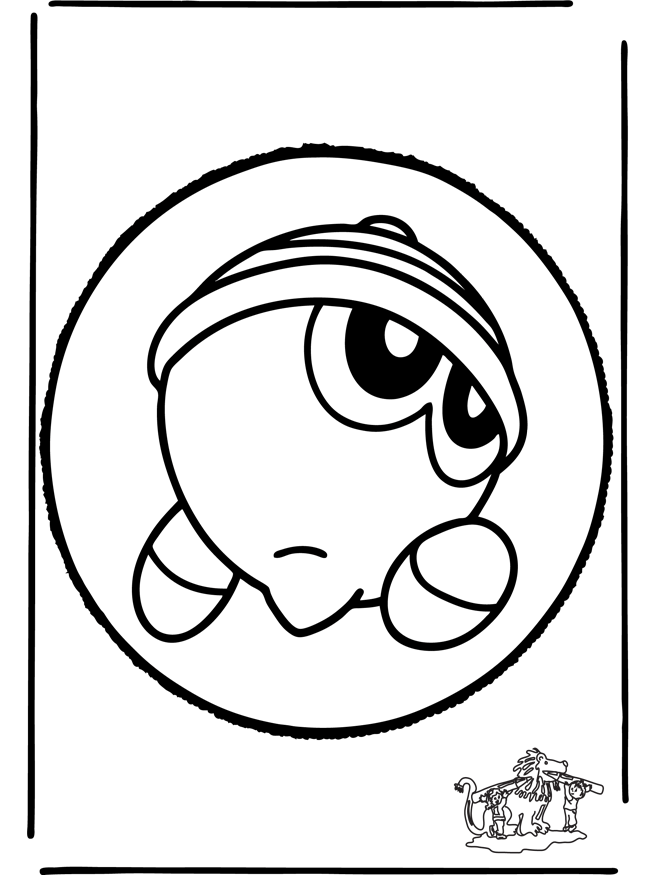 Disegno da bucherellare Pokemon 2 - Personaggi di fumetto