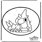 Disegni da bucherellare - Disegno da bucherellare Pokemon 4